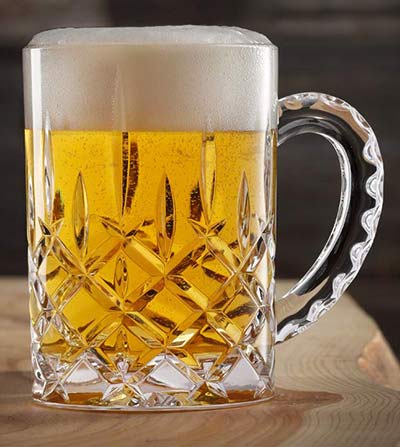 Bierkrug aus Kristallglass - Geschenke für Biertrinker