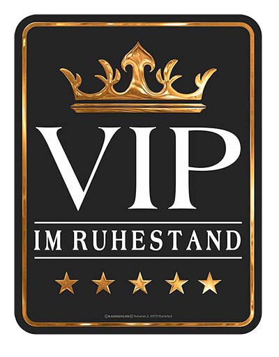 Blechschild zum Ruhestand - Geschenke zum Ruhestand für Kolleginnnen