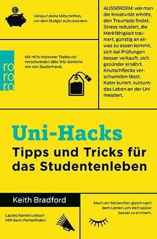 Buch mit Tipps und Tricks für Studenten