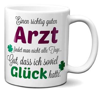 Dankeschön Arzt Tasse - Geschenke für Ärzte