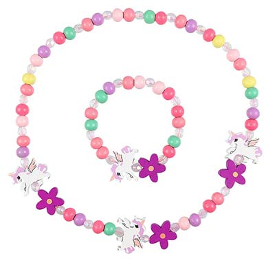 Einhorn Schmuck Halskette und Armband - Geschenke für 3-jährige Mädchen