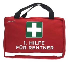 Erste Hilfe Tasche für Rentner
