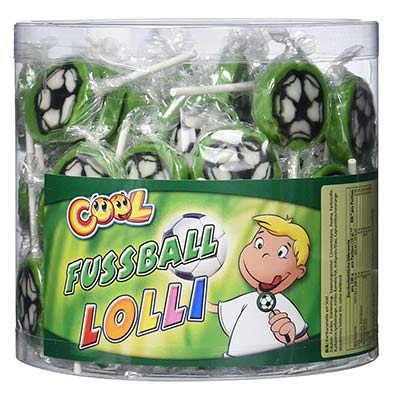 Handgemachte Fußball Lollies