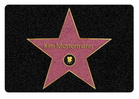 Geschenke für die Freundin Fußmatte Walk of Fame