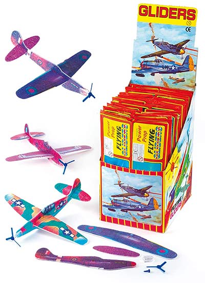 Gleitflugzeuge mit Propeller - Kleine Geschenke für Kinder unter 10 Euro