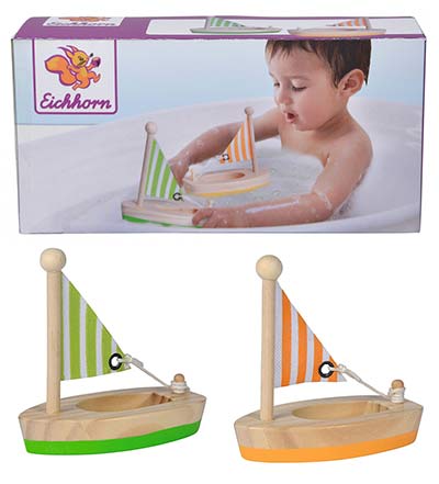Holz-Segelboote - Geschenke für 2-jährige Jungs