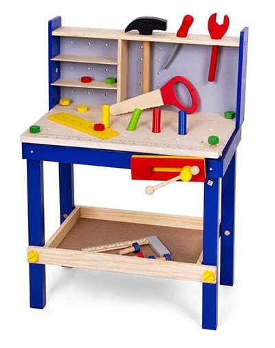 Kinderwerkbank aus Holz