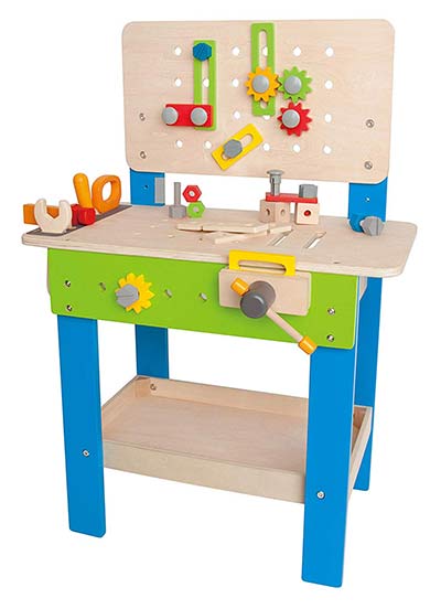 Kinderwerkbank aus Holz