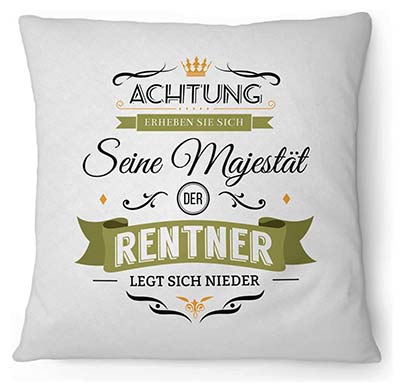 Kissen für Rentner