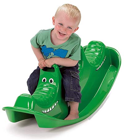 Krokodil Schaukelpferd - Geschenke für 2-jährige Kinder