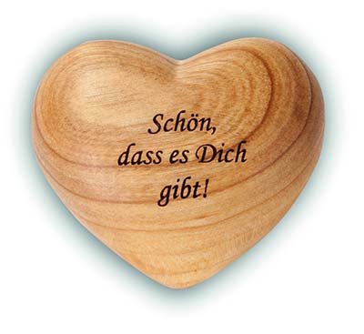 Liebesgeschenke Holzherz