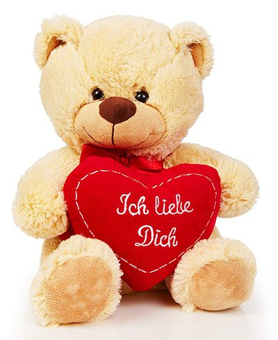 Liebesgeschenke Teddybär mit Herz