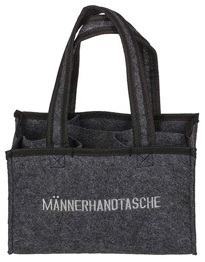 Männerhandtasche aus Filz