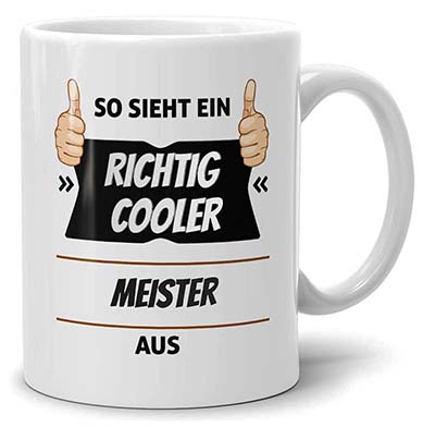 Meister Tasse - Geschenke zur bestandenen Meisterprüfung