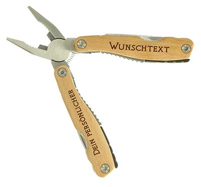 Multitool-Werkzeug mit Gravur - Geschenke für Handwerker