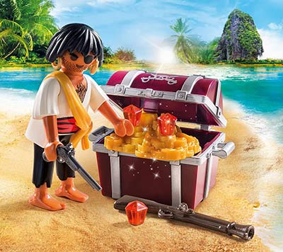 Playmobil Pirat mit Schatztruhe - Geschenke für 3-jährige Jungs