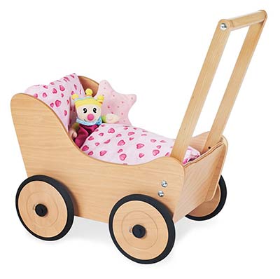 Puppenwagen aus Holz