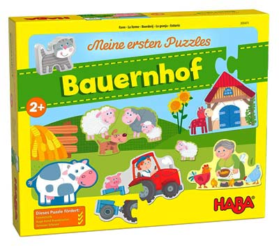 Puzzlesammlung Bauernhof - Einfache Puzzles für Kinder ab 2 Jahren