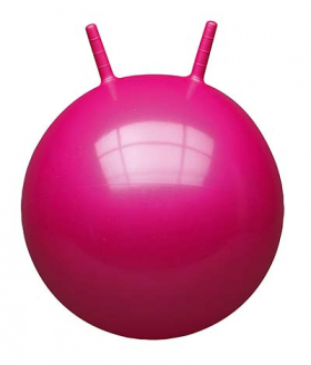 Pinker Hüpfball