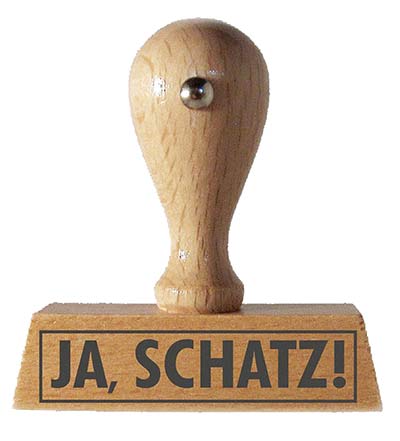 Stempel Ja Schatz