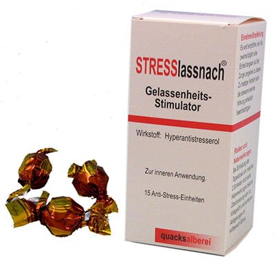 Stress lass nach Gelassenheitsstimmulator