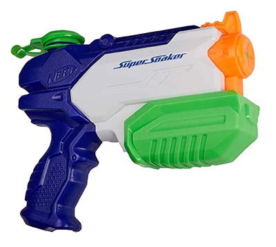 Super Soaker Wasserpistole - Perfekt für Wasserschlachten im Garten