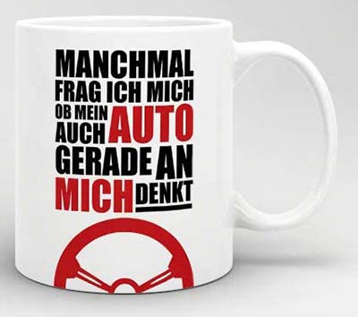 Tasse Autoliebe