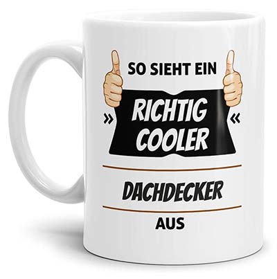 Tasse für Dachdecker