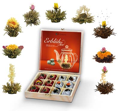 Teeblumen Geschenkbox - Geschenke für Teetrinker