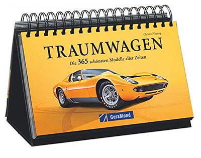 Tischkalender mit Traumautos