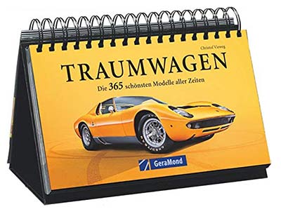 Tischkalender mit Traumautos