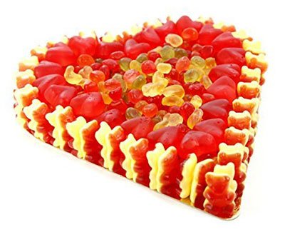 Valentinstag Geschenk Frau Fruchtgummi Herz