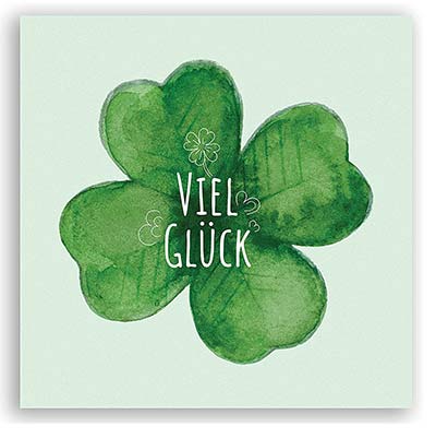 Viel Glück Karte