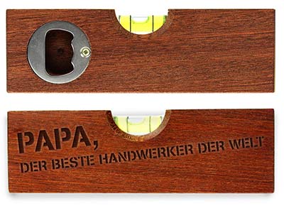 Wasserwaage für Papa