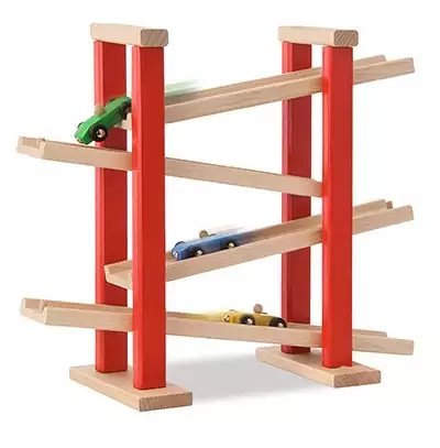 Holz-Autorennbahn