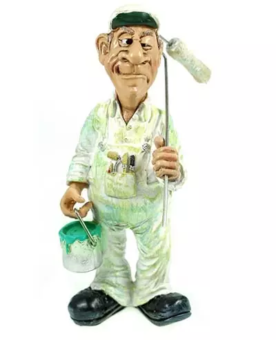 Comicfigur Malermeister - Geschenke für Handwerker