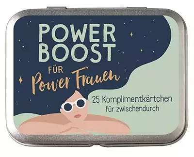 Kompliment-Kärtchen für Frauen