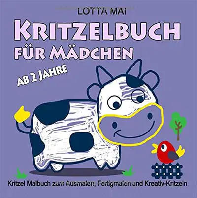 Kritzelbuch für Mädchen ab 2 Jahren