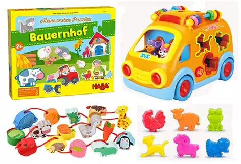 Lernspielzeug für Kinder ab 2 Jahren