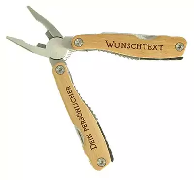 Multitool-Werkzeug mit Gravur - Geschenke für Handwerker