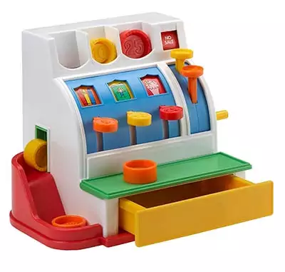 Spielkasse mit Münzen