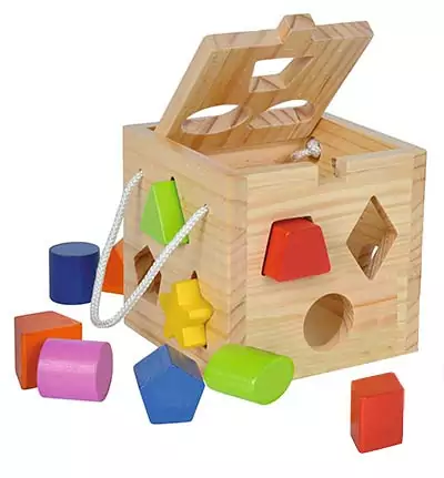 Steckwürfel - Spielsachen für 1-jährige Kinder